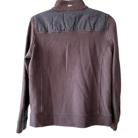 Vineyard Vines Womens Navy Blue Quarter Zip Pullover Sweater Size Small - Picture 2 of 8